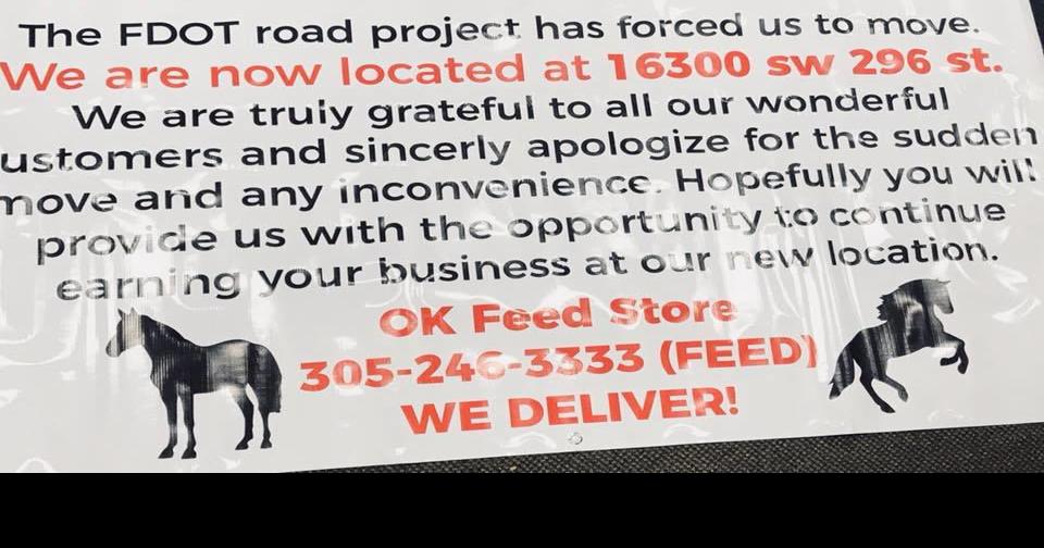 OK Feed forced off Krome Ave. News