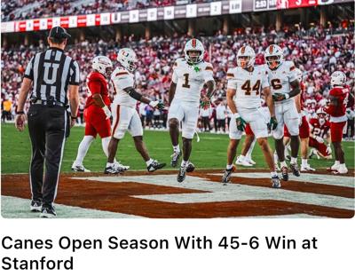 Canes Open Season v. Stanford