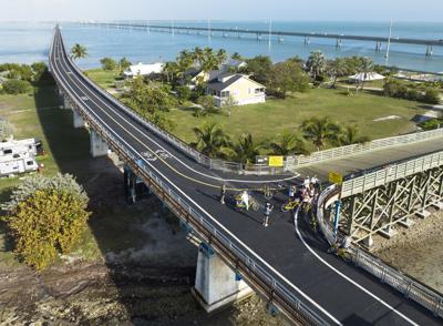 The beautifully restored ‘Old Seven Mile Bridge’ is now open to the public to enjoy.