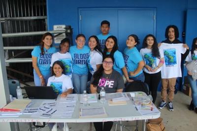 South Dade Senior High School Medical Assisting students held a blood drive this past Friday at the school.