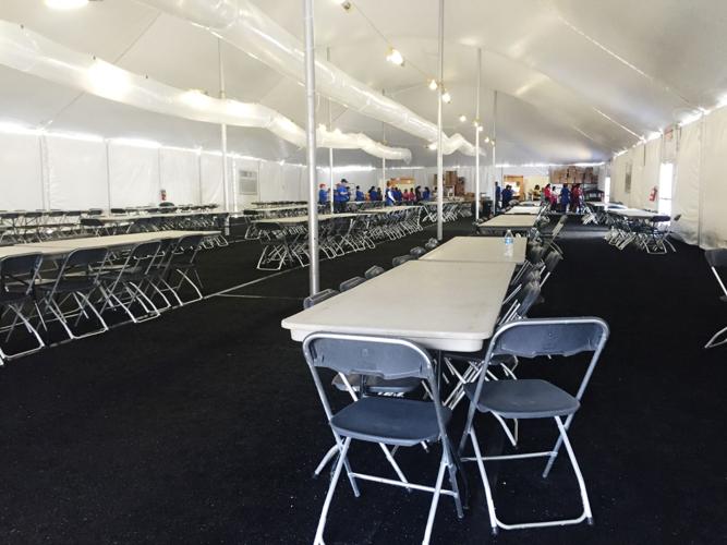 Homestead Temporary Shelter- tent hall