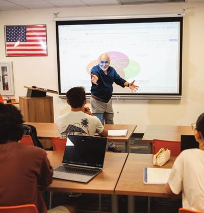 College of the Florida Keys instructor teaching a class