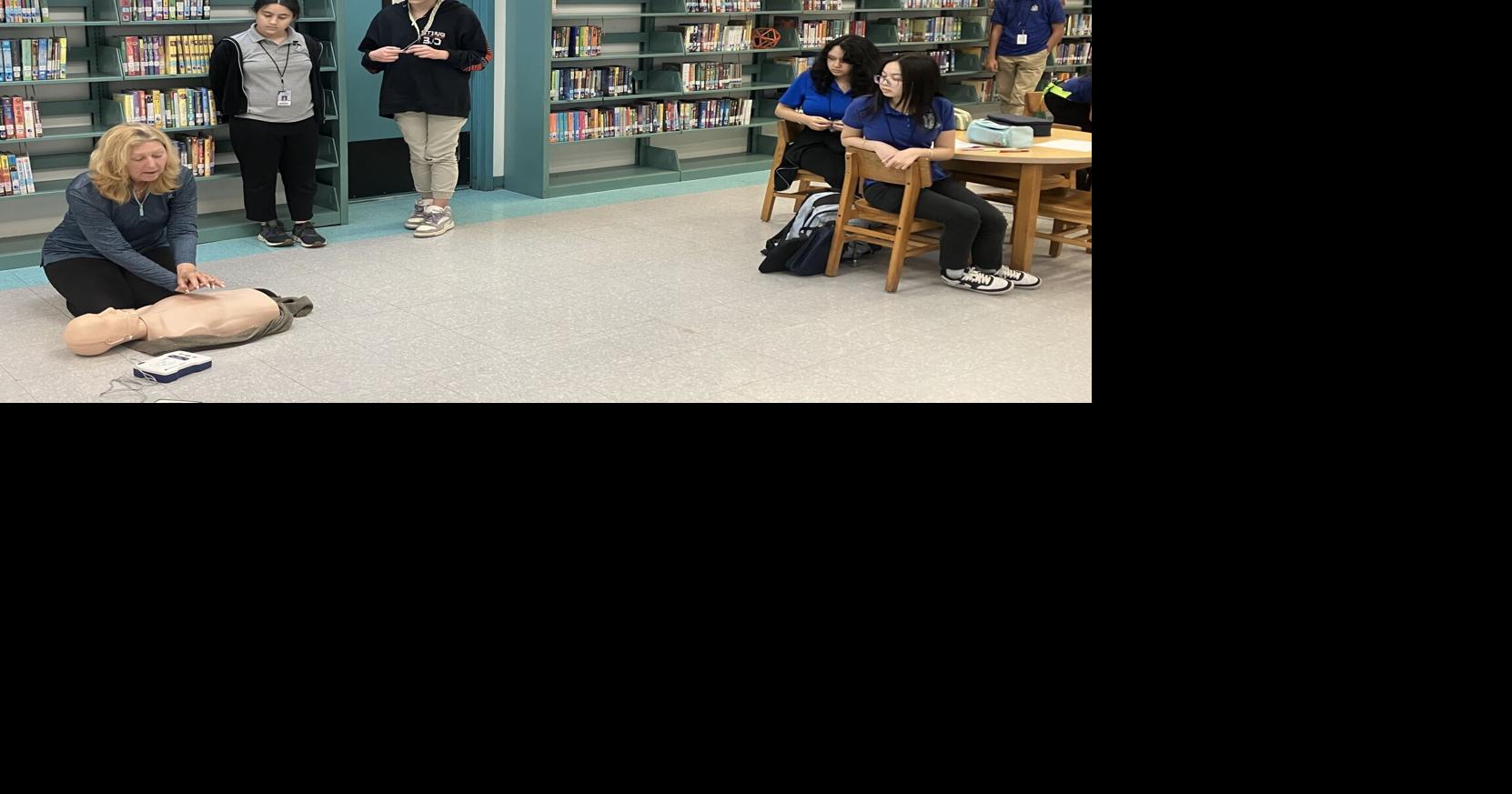 Air Base K-8 Begins Teaching CPR