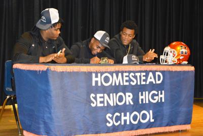 From left: Greg Pruitt, Tasheem Reese and Andrew Eloissaint.
