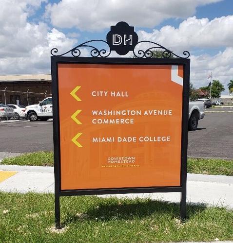 An example of the new signs stands at Campbell Drive and English Ave.
