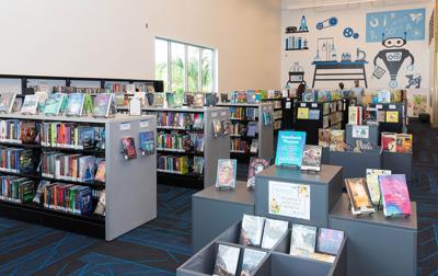 The Children’s section at the Cybrarium is designed to attract their attention. The Cybrarium has books, programs, and services for all ages.