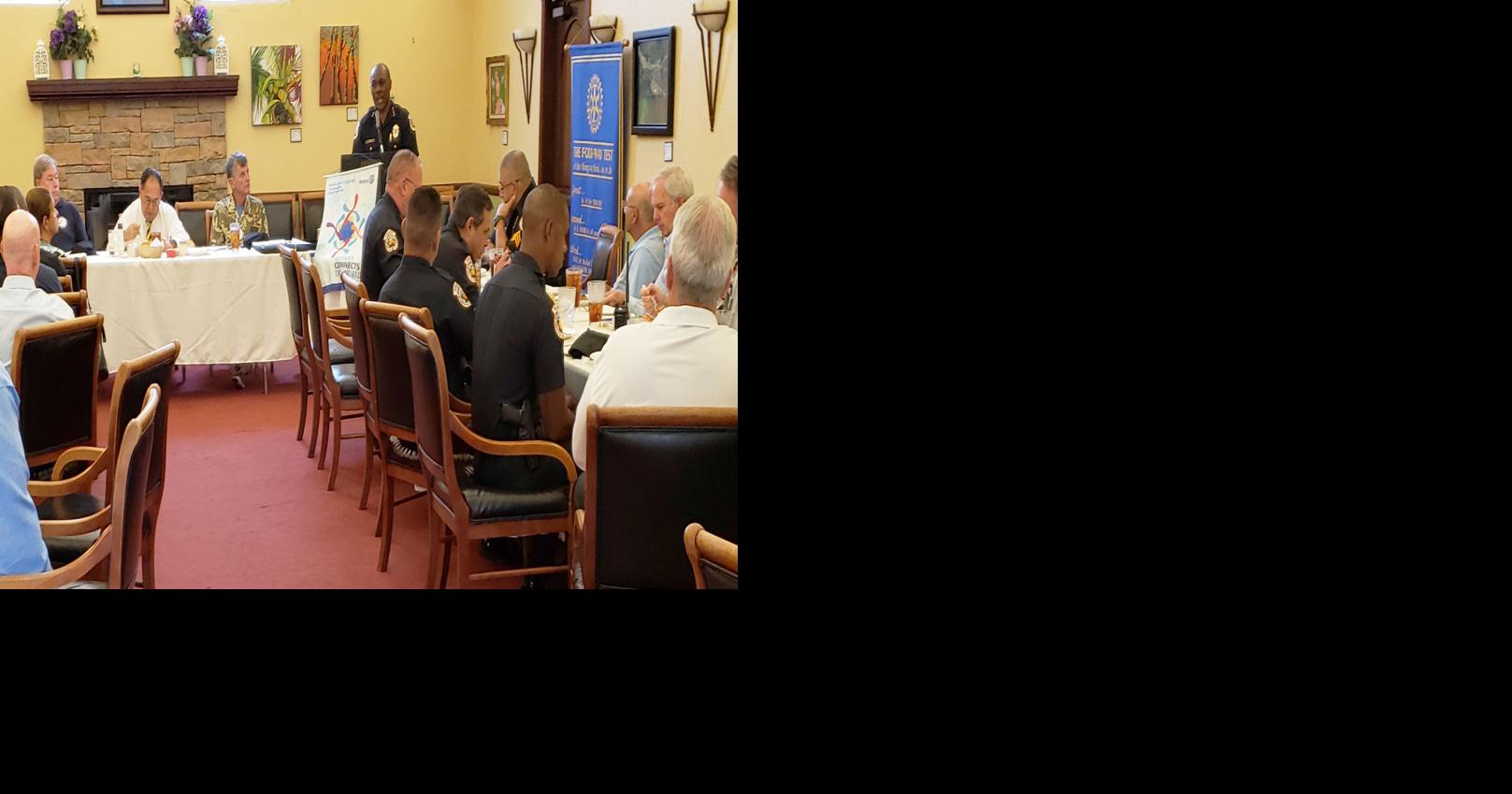 Homestead Police Dept. Chief Al Rolle and his command staff were the ...