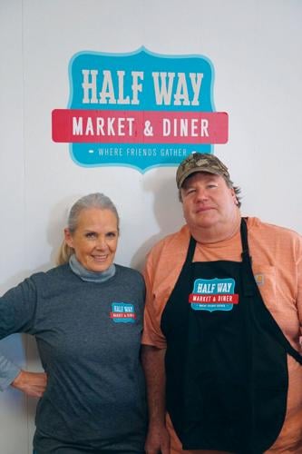 Kellye and Paul King, owners of Half Way Market & Diner in Franklin