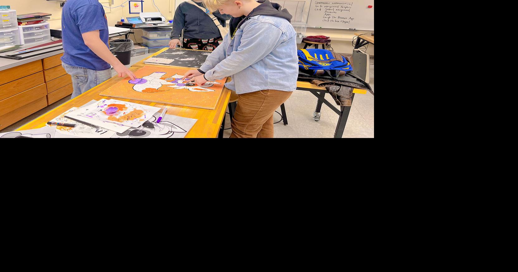 ALC students decorate ceiling tiles for classmates, preschoolers | News ...