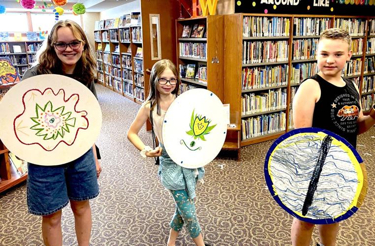 Kids at Le Sueur Library explore dragons and runes Community