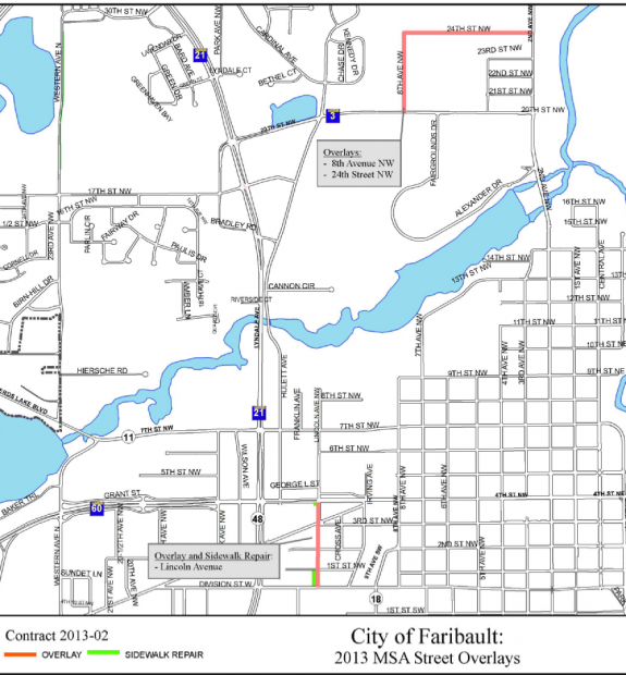 Three Faribault streets to get major improvements in spring | Local ...