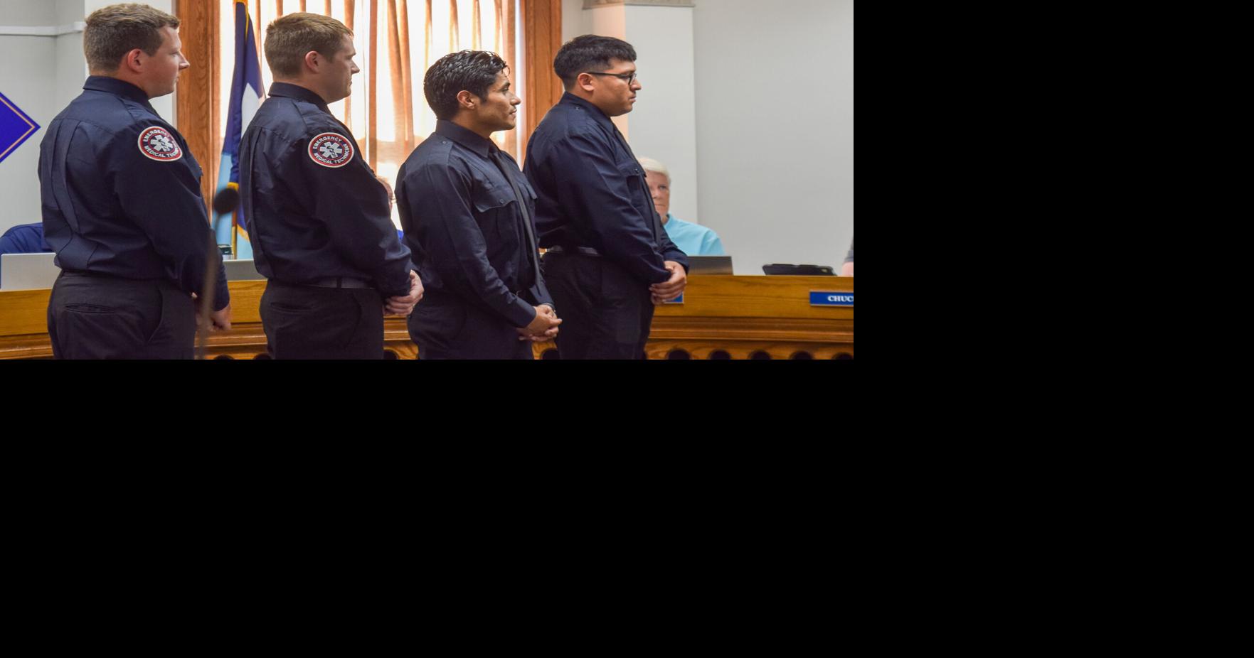 Faribault swears in 4 new paid on-call firefighters