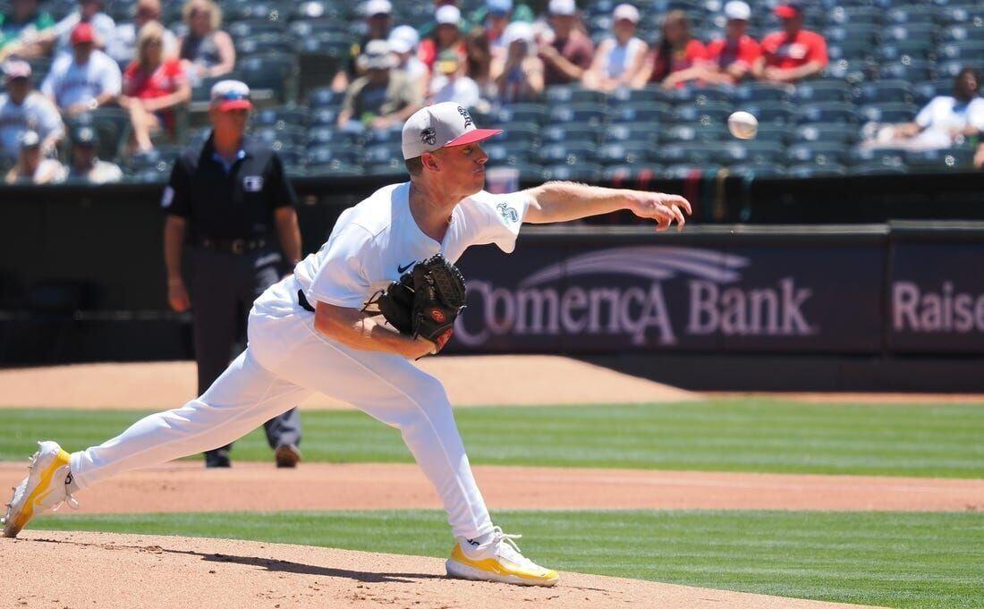 A's get 2nd straight shutout of Angels, sweep series Sports