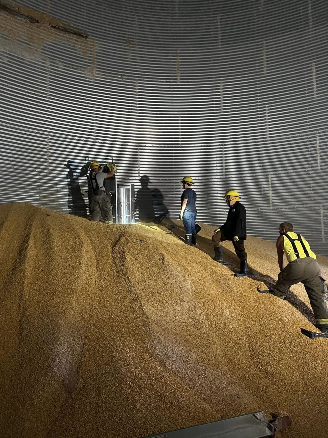 PHOTOS: Le Center Fire Department conducts grain bin emergency training ...