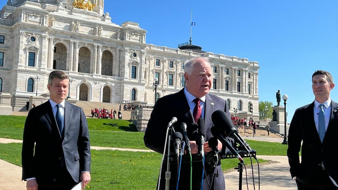 Walz, legislative leaders reach deal on taxes and spending