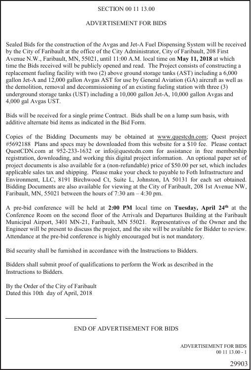 29903 Faribault Public Works Faribault Daily News