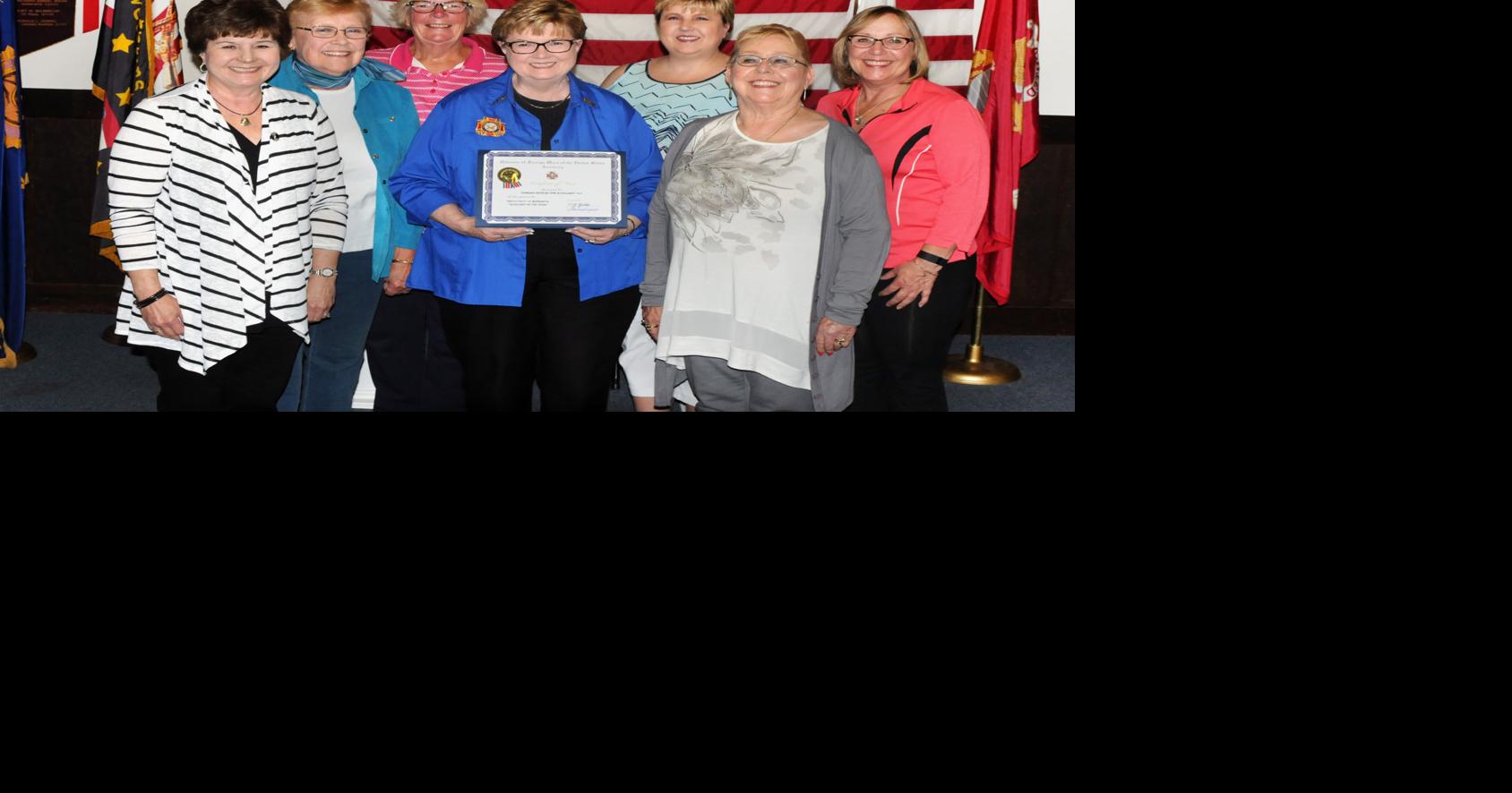 LOCAL EFFORTS EARNS STATE HONORS VFW Commander Quamme and Kenyon VFW