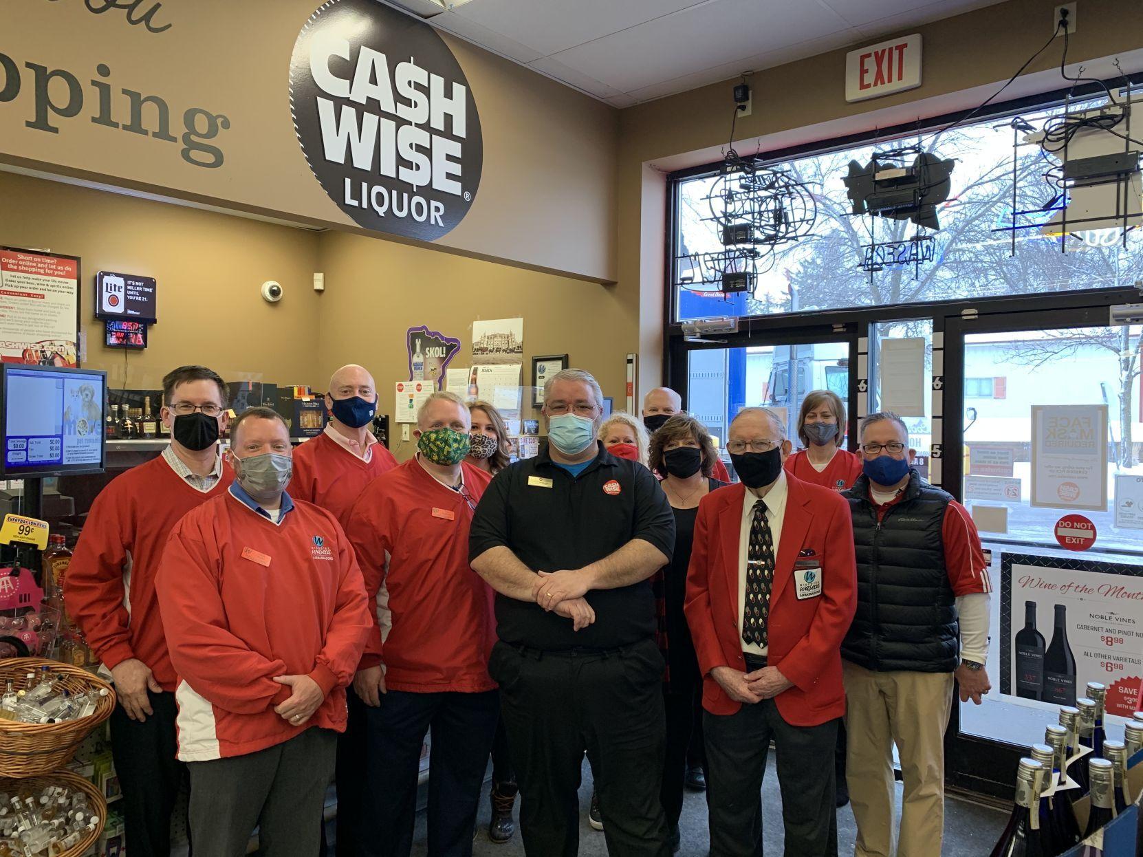 Waseca Chamber visits Cash Wise Liquor Community