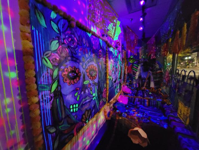 Artist brightens up St. Peter with Day of the Dead installation News