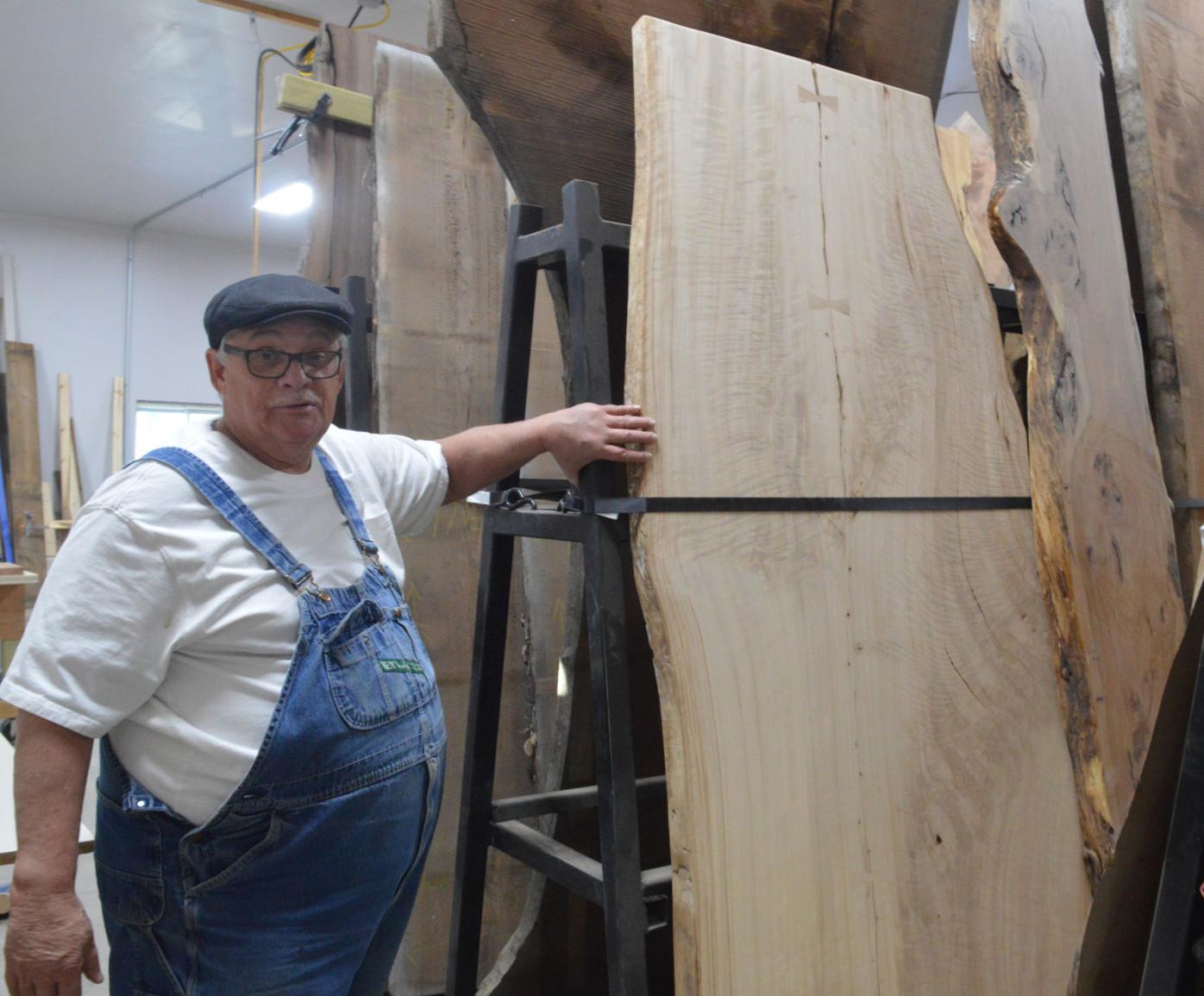 Ed Allen Designs Offers Unique Wood Slab Furniture News Southernminn Com