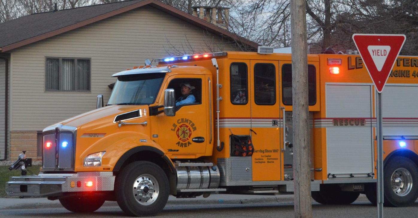 GALLERY Le Center Fire rallies community with evening parade News