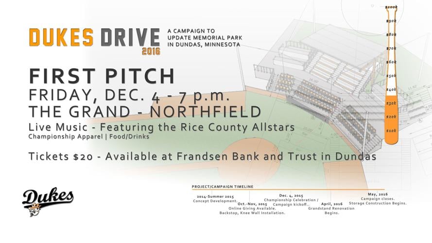 Dundas Dukes kick off capital campaign to upgrade Memorial Park News