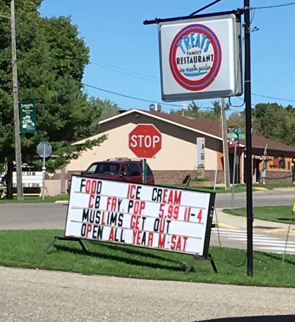 Sign at Lonsdale business causes stir in community News