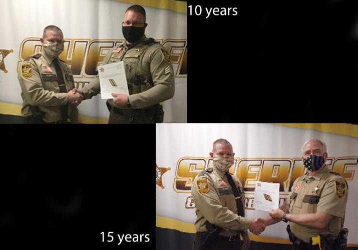 Twelve Goodhue County Sheriff's Office staff honored for years of