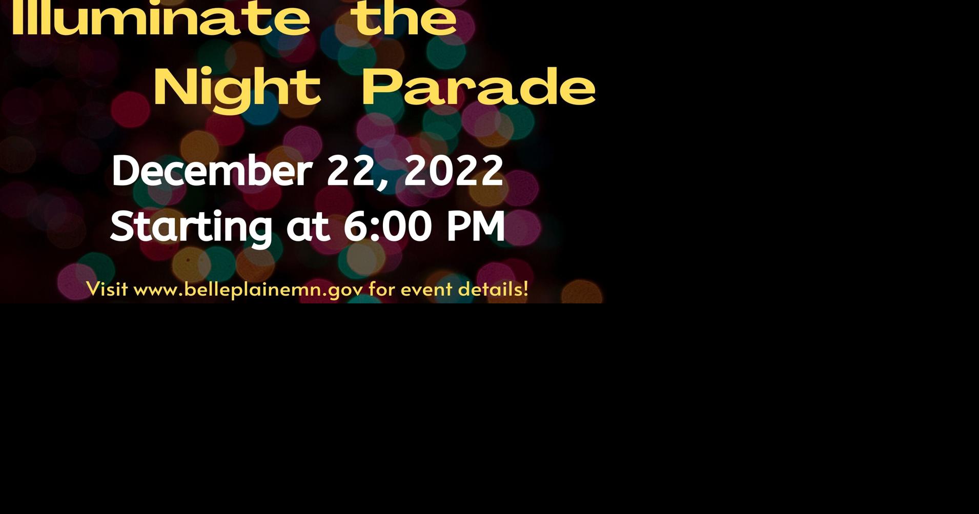 Illuminate the Night Parade Belle Plaine Scene
