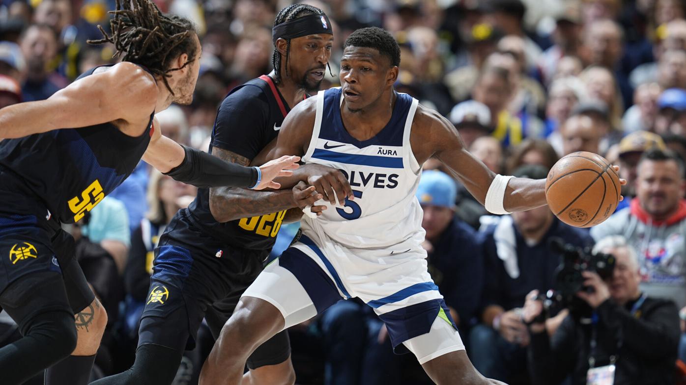 Edwards, Towns lead Wolves' 106-80 blitz of Murray, Jokic for 2-0 series lead over champion Nuggets