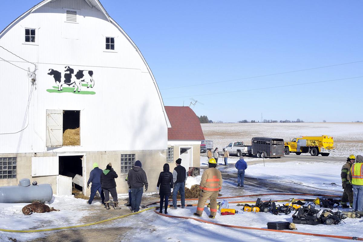 Barn fire at Sands Farm on Co. 1 Friday afternoon News