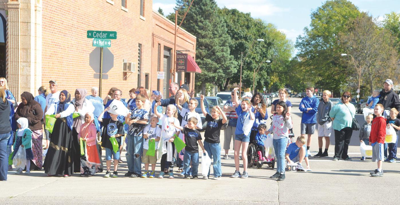Sunny skies and massive crowds for Owatonna's parade Friday