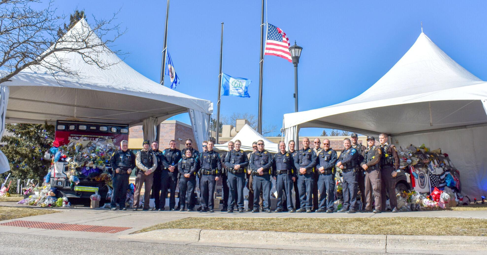 Local police fill in for Burnsville PD to give 'a chance to heal'