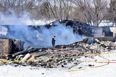 Sunday Morning Fire Burns Down St Peter Bowling Alley News Southernminn Com