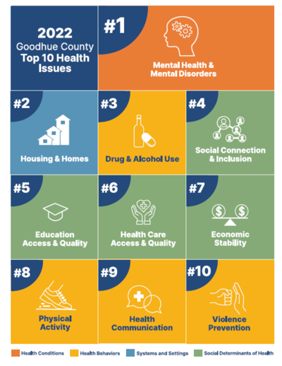 Goodhue County Top 10 Health Issues