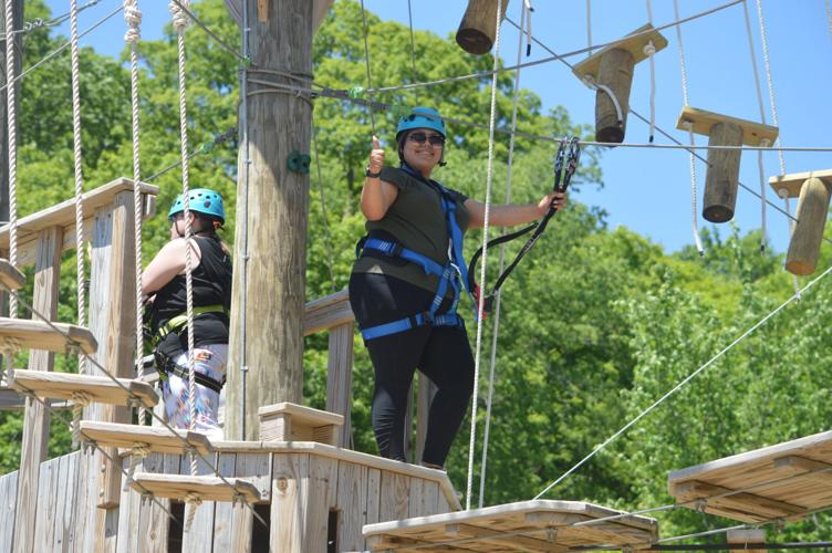 SUMMER RECREATION: Kerfoot Canopy offers ziplines above the treetops ...