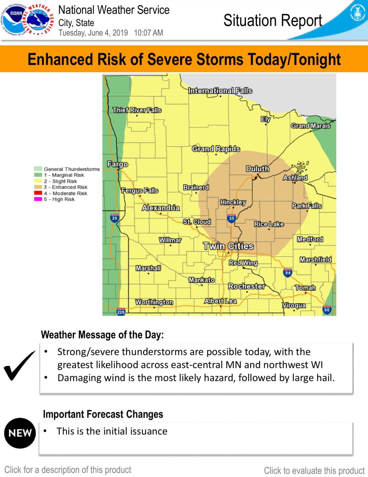 Enhanced risk of severe storms today/tonight | Local | southernminn.com