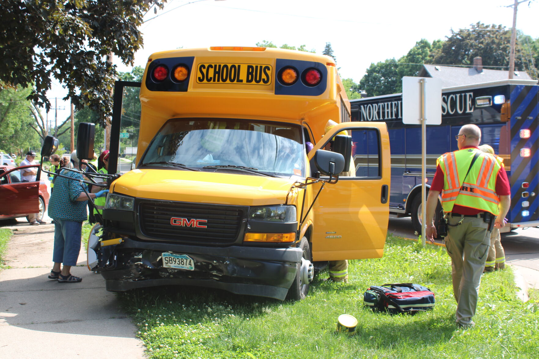 School bus, car collide at 7th and Washington streets | News ...