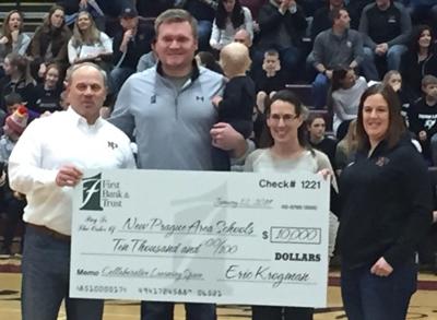 New Prague Area High School Receives 10 000 From First Bank