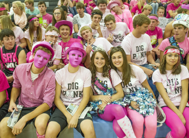 Titans shed their blue during Tri-City United volleyball's Dig Pink ...