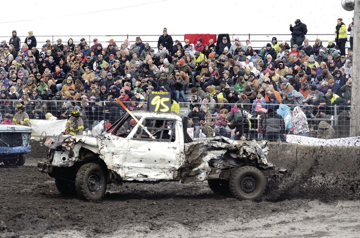 Winter Slam Demo Derby Attracts A Crowd To Nicollet County