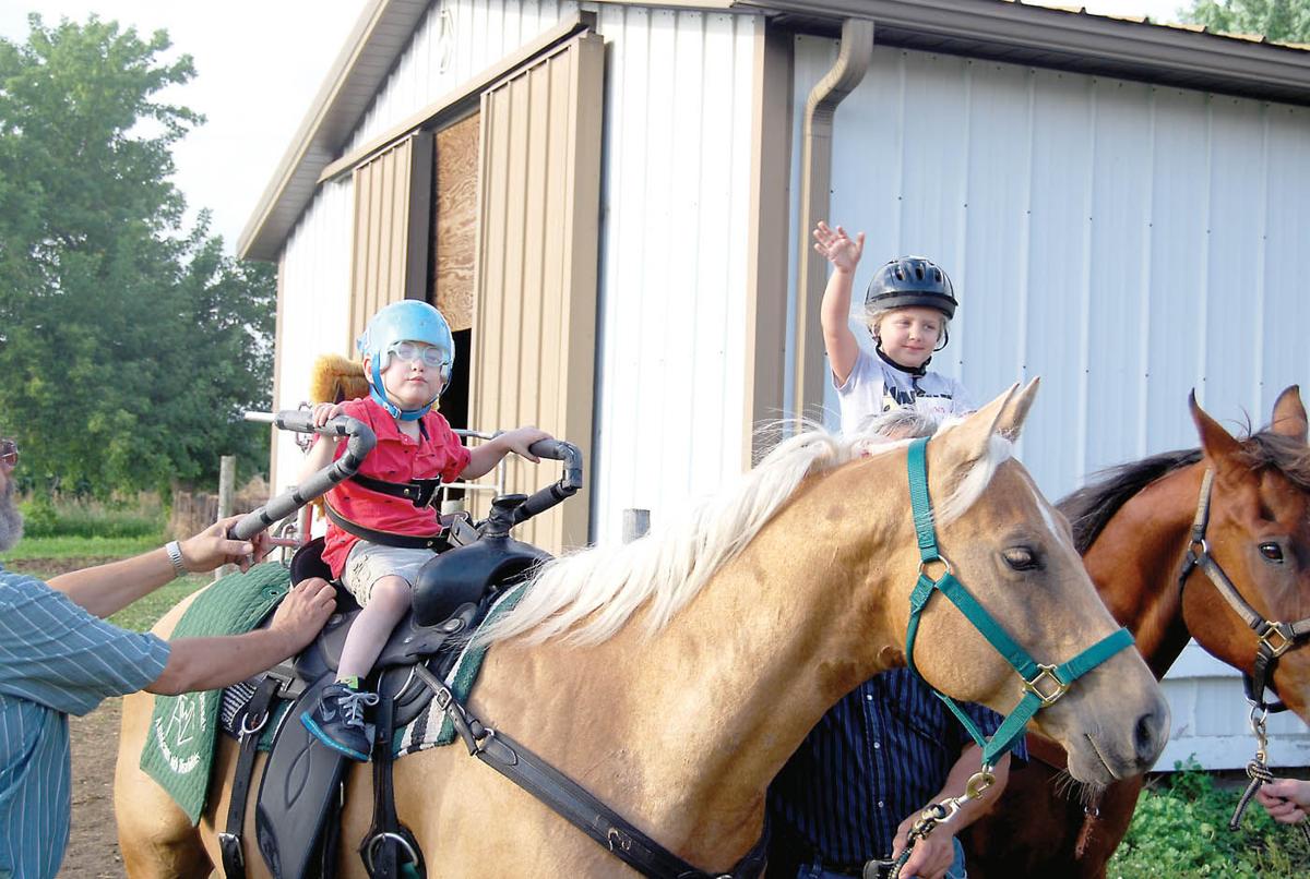 Children saddle up at Ride for the Brand Local