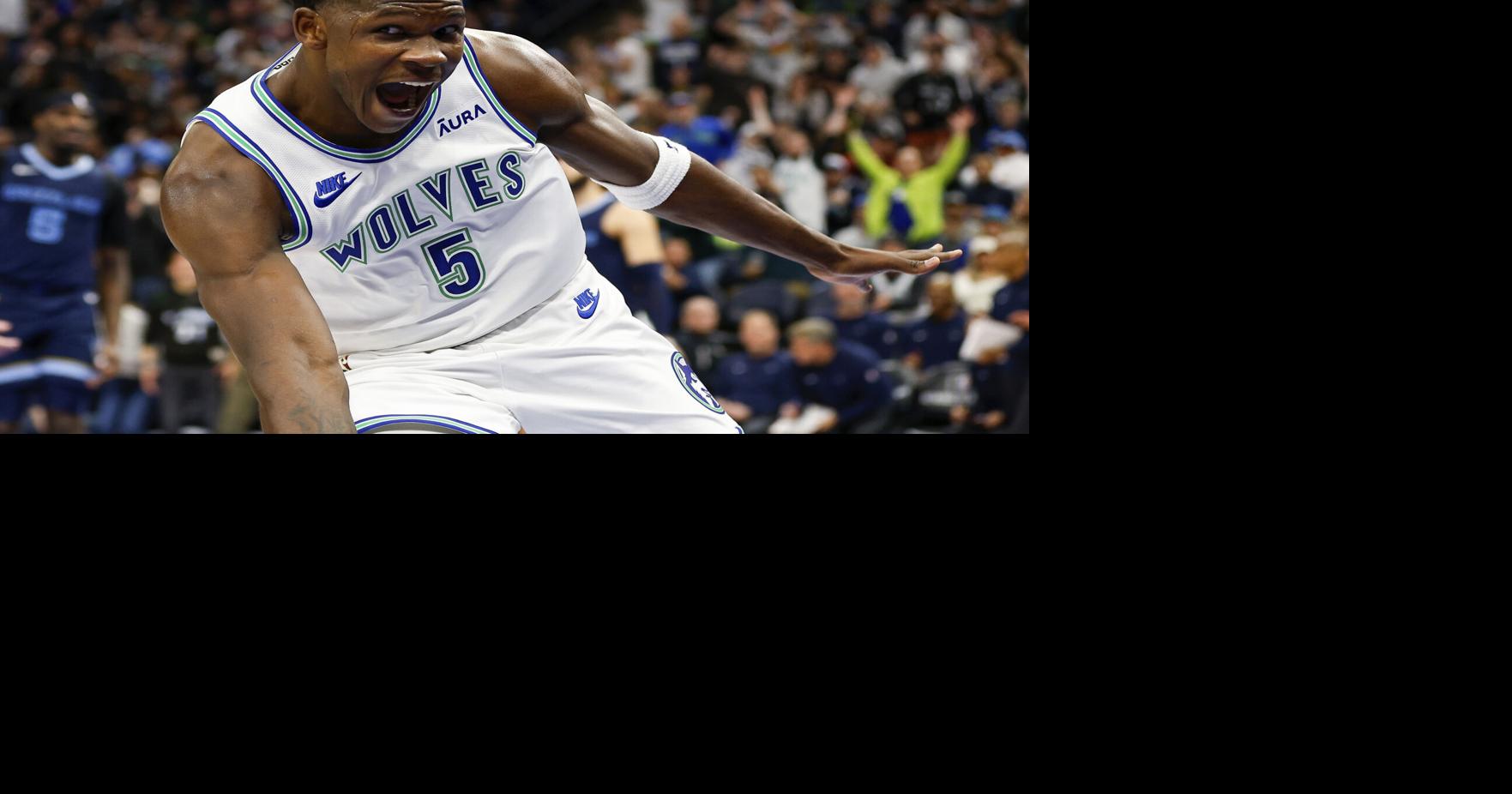 West-leading Timberwolves beat Grizzlies 118-103 to reach midpoint with ...