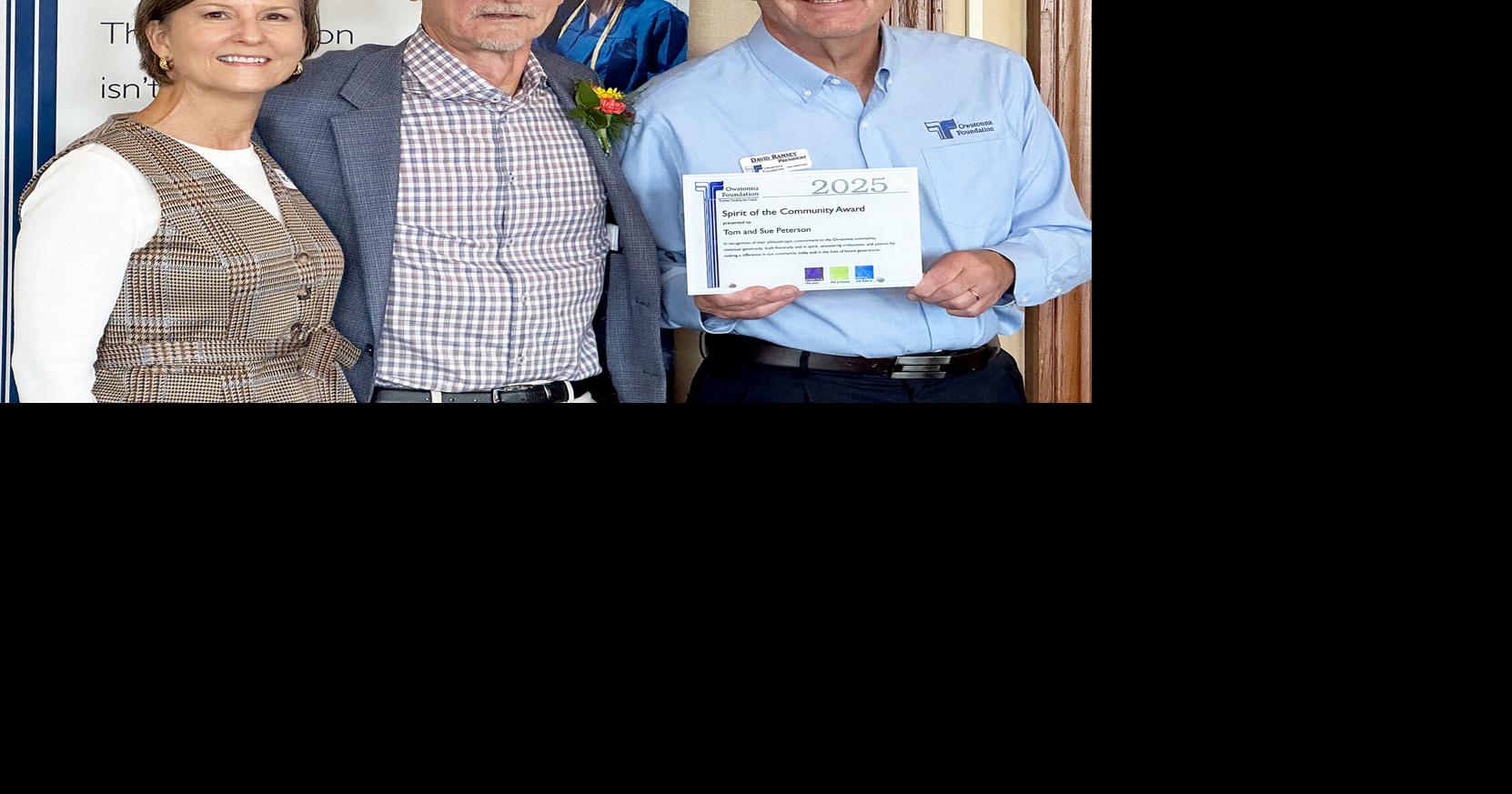Tom and Sue Peterson named 'Spirit of the Community' to kick off Foundation Week
