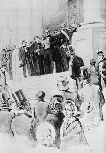 U.S. Presidents Buchanan inauguration
