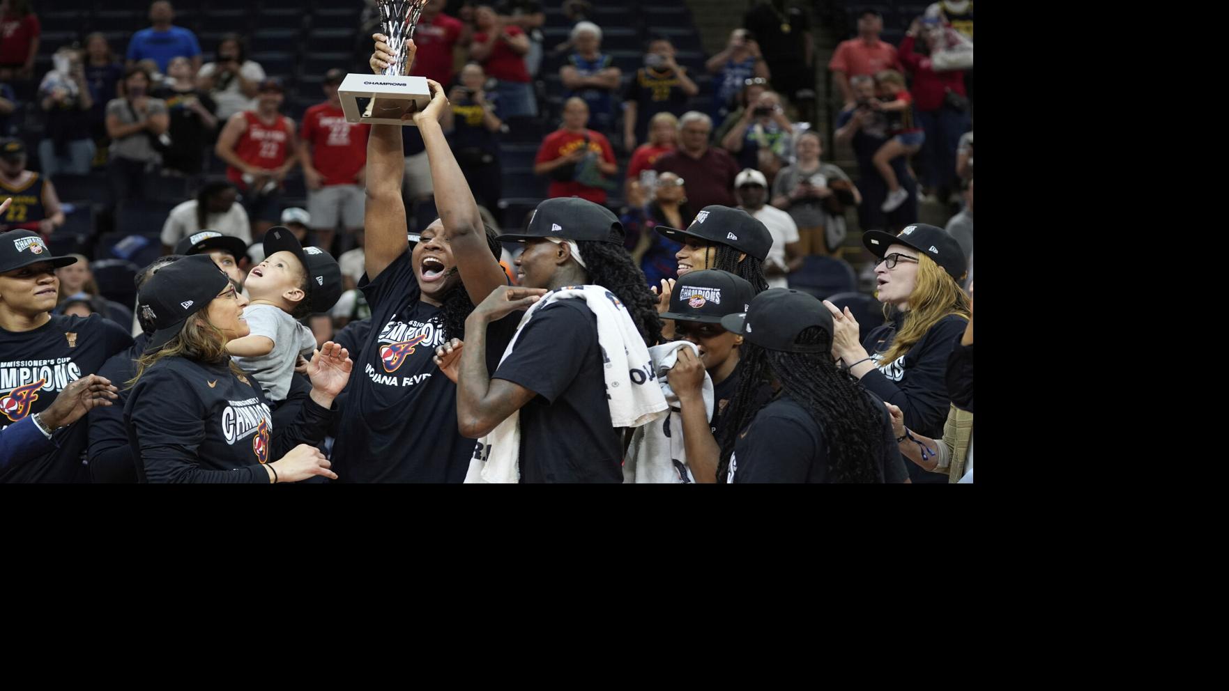 Missing Clark, Fever soar past Lynx 74-59 to win WNBA Commissioner's Cup