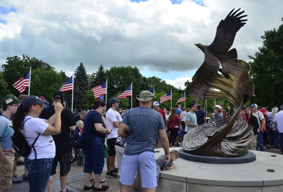 Thousands celebrate St. Peter Area Veterans Memorial dedication News
