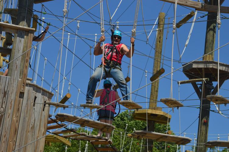 SUMMER RECREATION: Kerfoot Canopy offers ziplines above the treetops ...