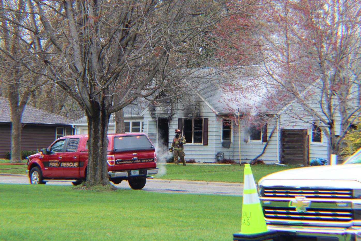 Fire burns house in Owatonna News