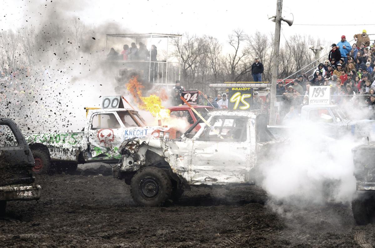 Winter Slam Demo Derby Attracts A Crowd To Nicollet County